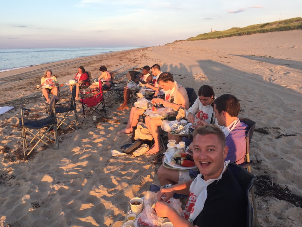 Clambake on the beach in Provincetown, ManAboutWorld gay travel magazine