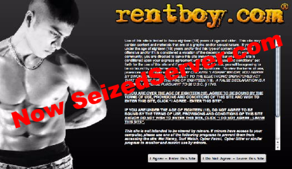 Rentboy, seized. ManAboutWorld gay travel magazine
