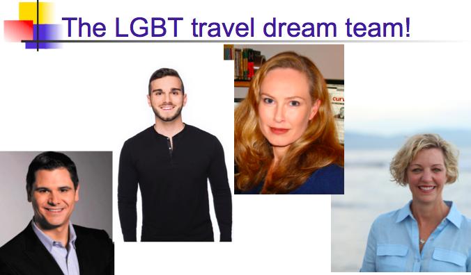  This is the LGBT travel panel dream team appearing at the New York Times Travel Show on on Saturday, January 28 at 12:15pm